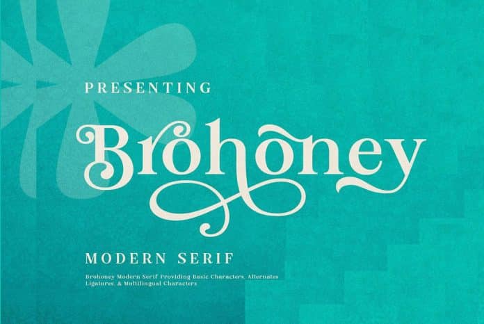Brohoney Modern Serif Typeface