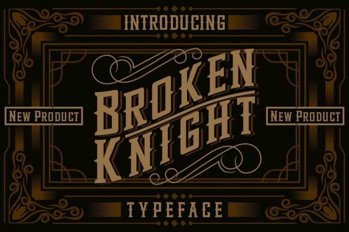 Broken Knight Typeface