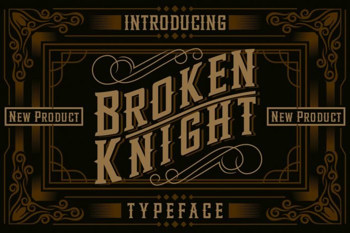 Broken Knight Typeface
