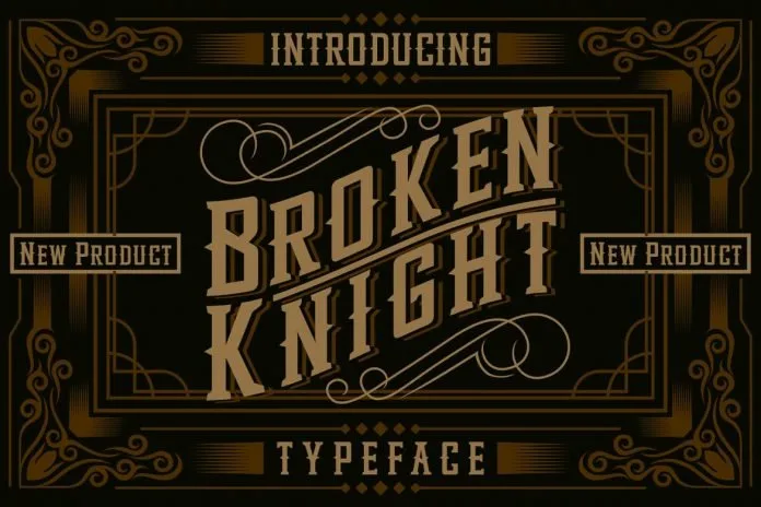 Broken Knight Typeface
