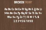 Broken Trunk Font