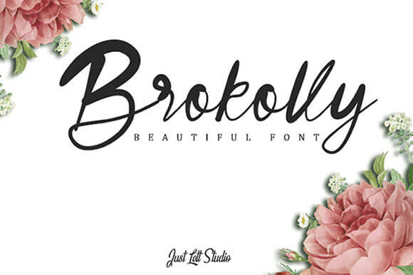 Brokolly - Handwritten Font