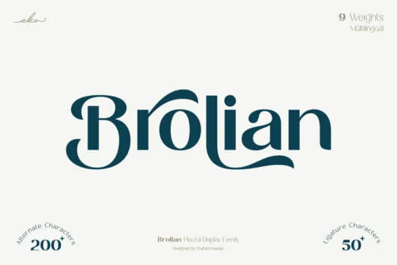 Brolian Font