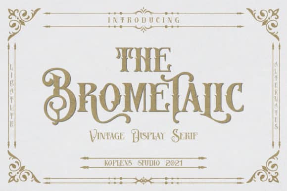 Brometalic Font