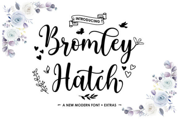 Bromley Hatch Script Font