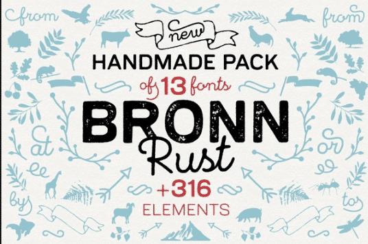 Bronn Rust Font
