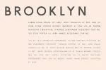 Brooklyn Two Weight Font