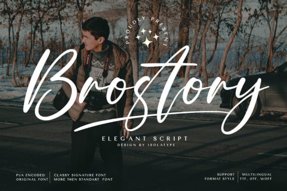 Brostory Font