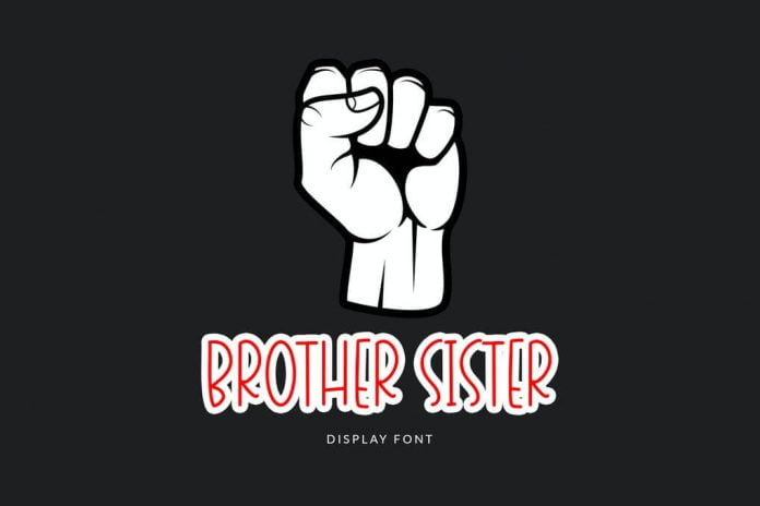 Brother Sister Display Font