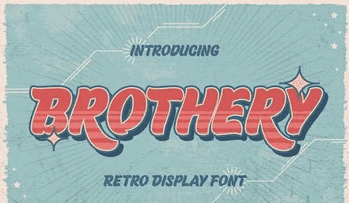 Brothery - Retro Vintage Font