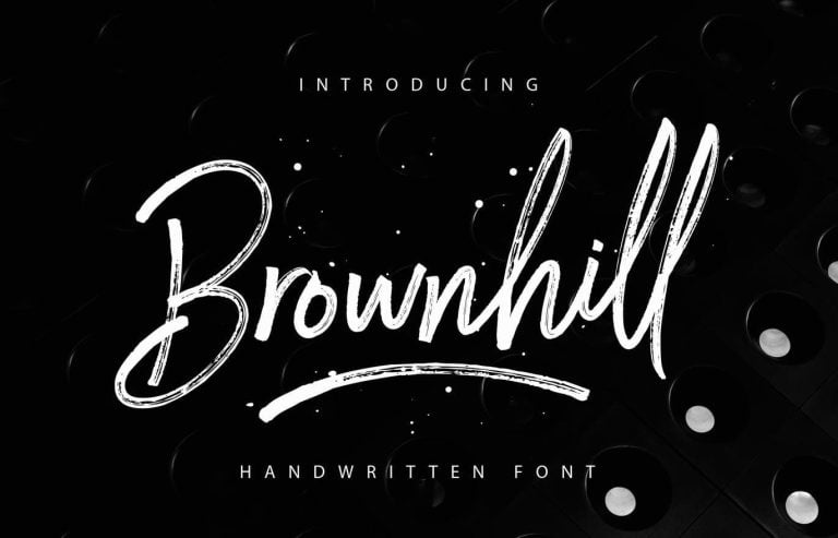 Brownhill Script Font Free Download