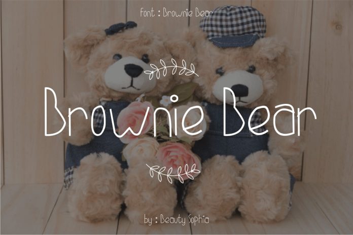 Brownie Bear Font