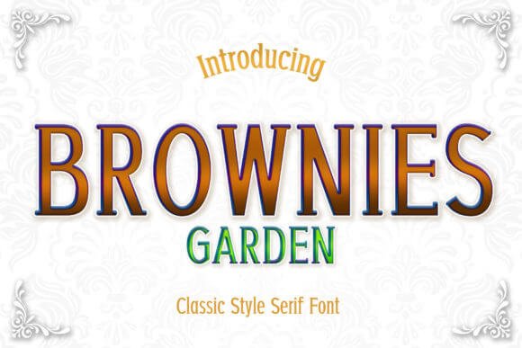 Brownies Garden Font