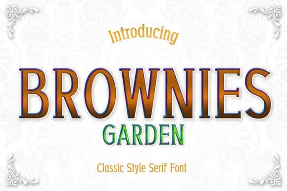 Brownies Garden Font