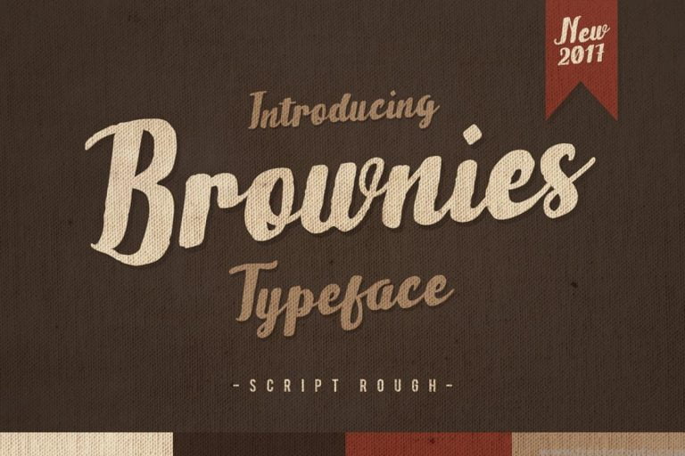 Brownies Typeface Font Free Download