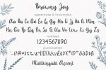 Browny Joy - Script Font