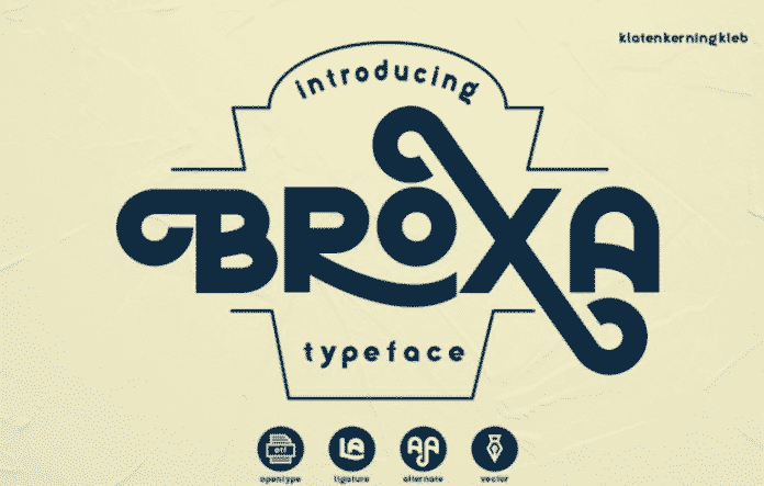Broxa Decorative Font