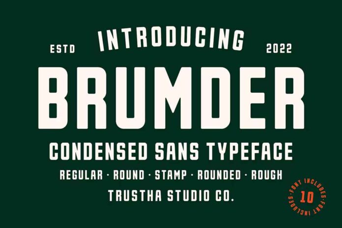 Brumder Font