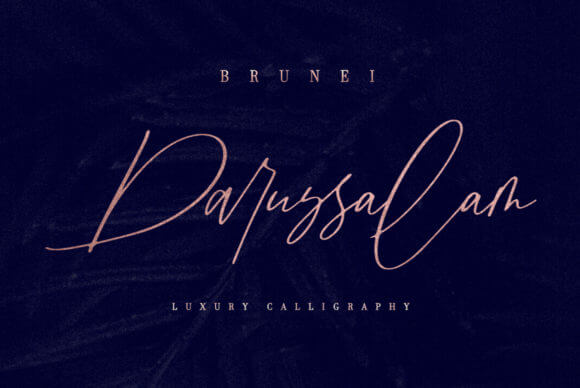 Brunei Darussalam Font