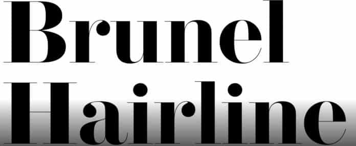 Brunel Hairline Font