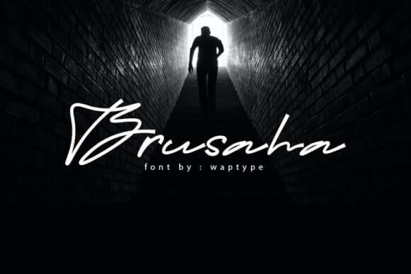 Brusaha Font
