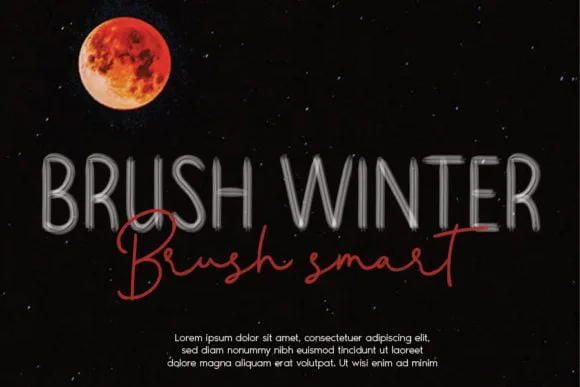 Brush Winter Font