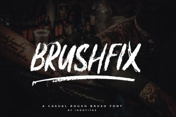 Brushfix Font