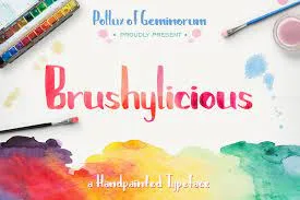 Brushylicious Font