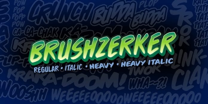 Brushzerker BB Font Family
