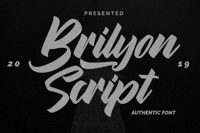 Brylion Script Unique Authentic Font