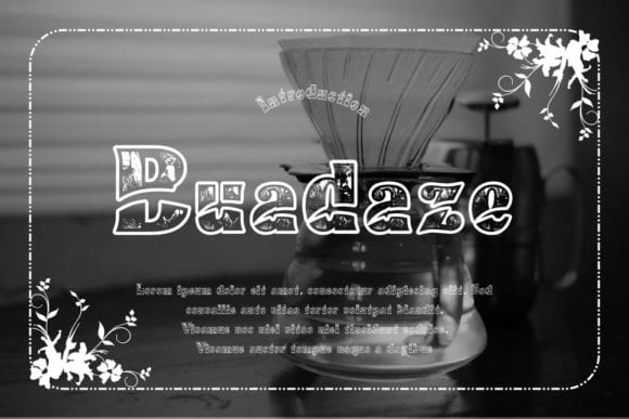Buadaze Font