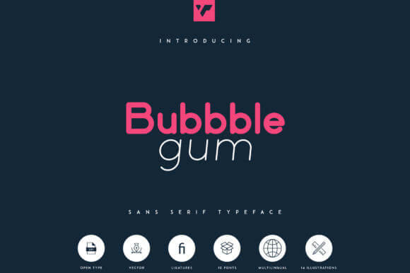Bubbble Gum Font