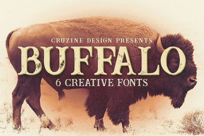 Buffalo Typeface Font