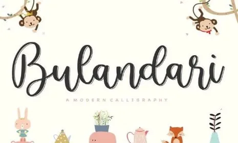 Bulandari YH - Modern Calligraphy Font