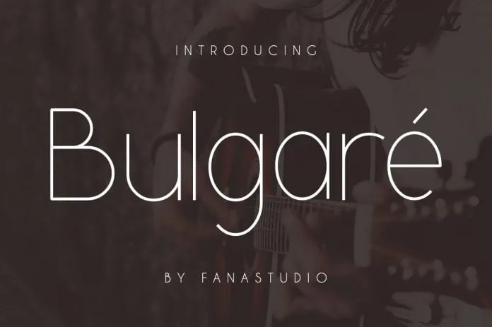 Bulgare Font
