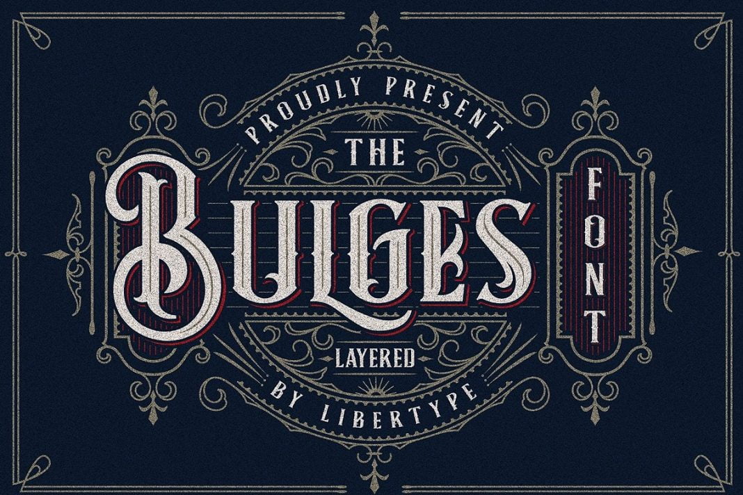 Bulges Layered Font
