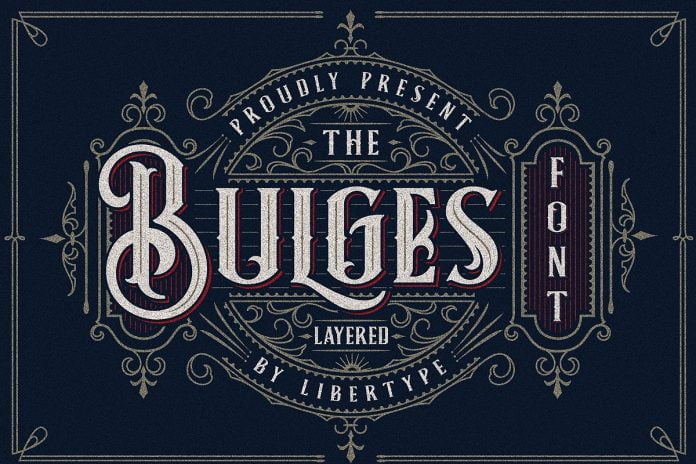 Bulges Layered Font