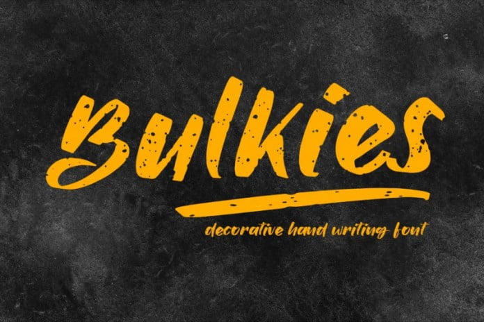 Bulkies - Handwritten Font