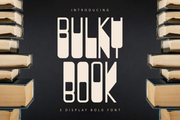 Bulky Book Font