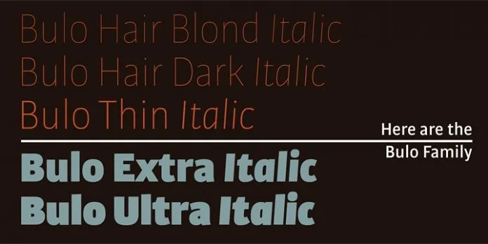 Bulo Font