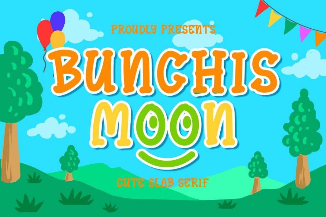 Bunchis Moon - Cute Slab Serif Typeface