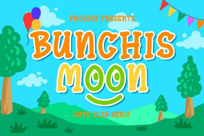 Bunchis Moon - Cute Slab Serif Typeface
