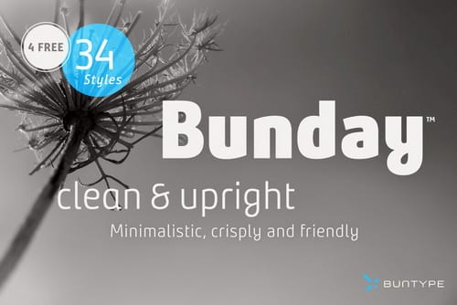 BundayClean Font Family