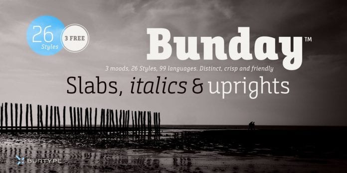 BundaySlab Font Family