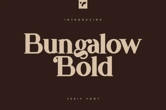 Bungalow Bold Font