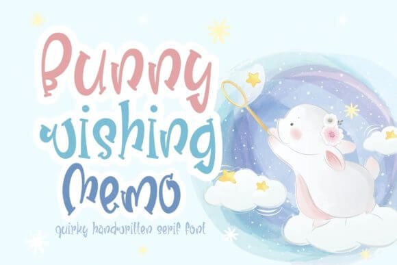 Bunny Wishing Memo Font