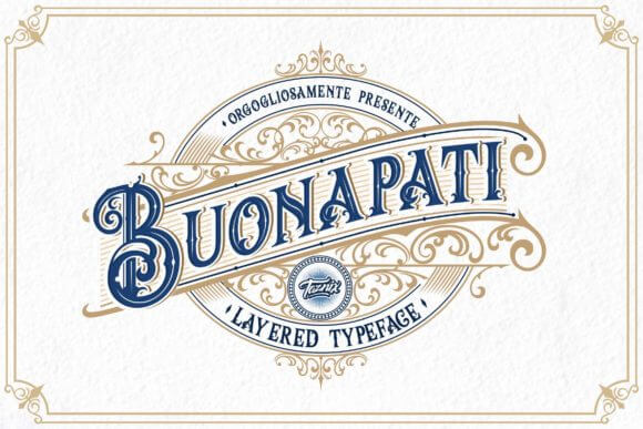 Buonapati font