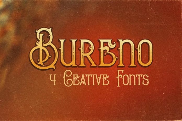 Bureno - Decorative Font