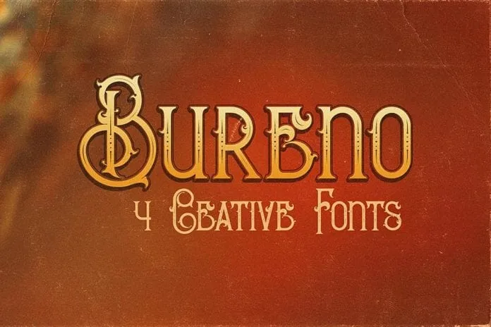 Bureno - Decorative Font
