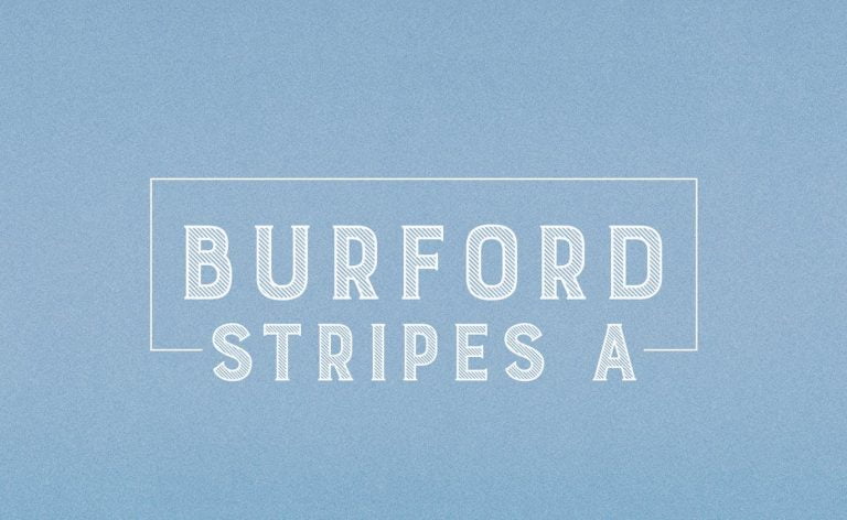Burford Stripes A Font Free Download